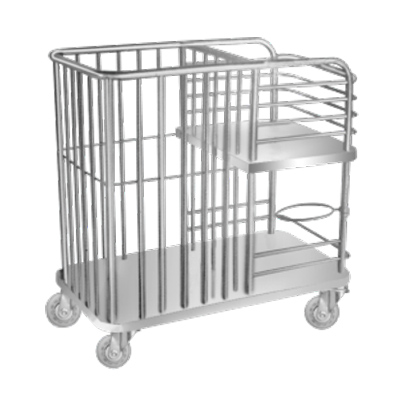 上海躍進(jìn)醫(yī)用不銹鋼床鋪護(hù)理車送物車