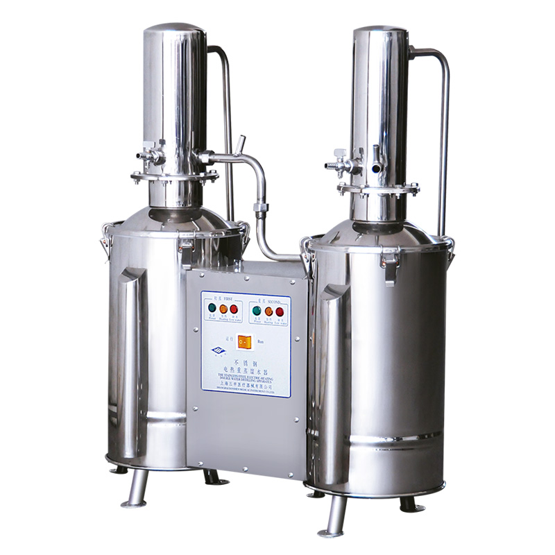 上海三申不銹鋼電熱雙重蒸餾水器 蒸餾水機(jī)DZ20C 20升/時
